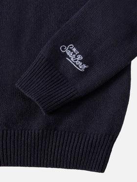 Girocollo Douglas in misto cashmere con jacquard Sciupa Femmine DOU0001 02011IA MC2 SAINT BARTH 