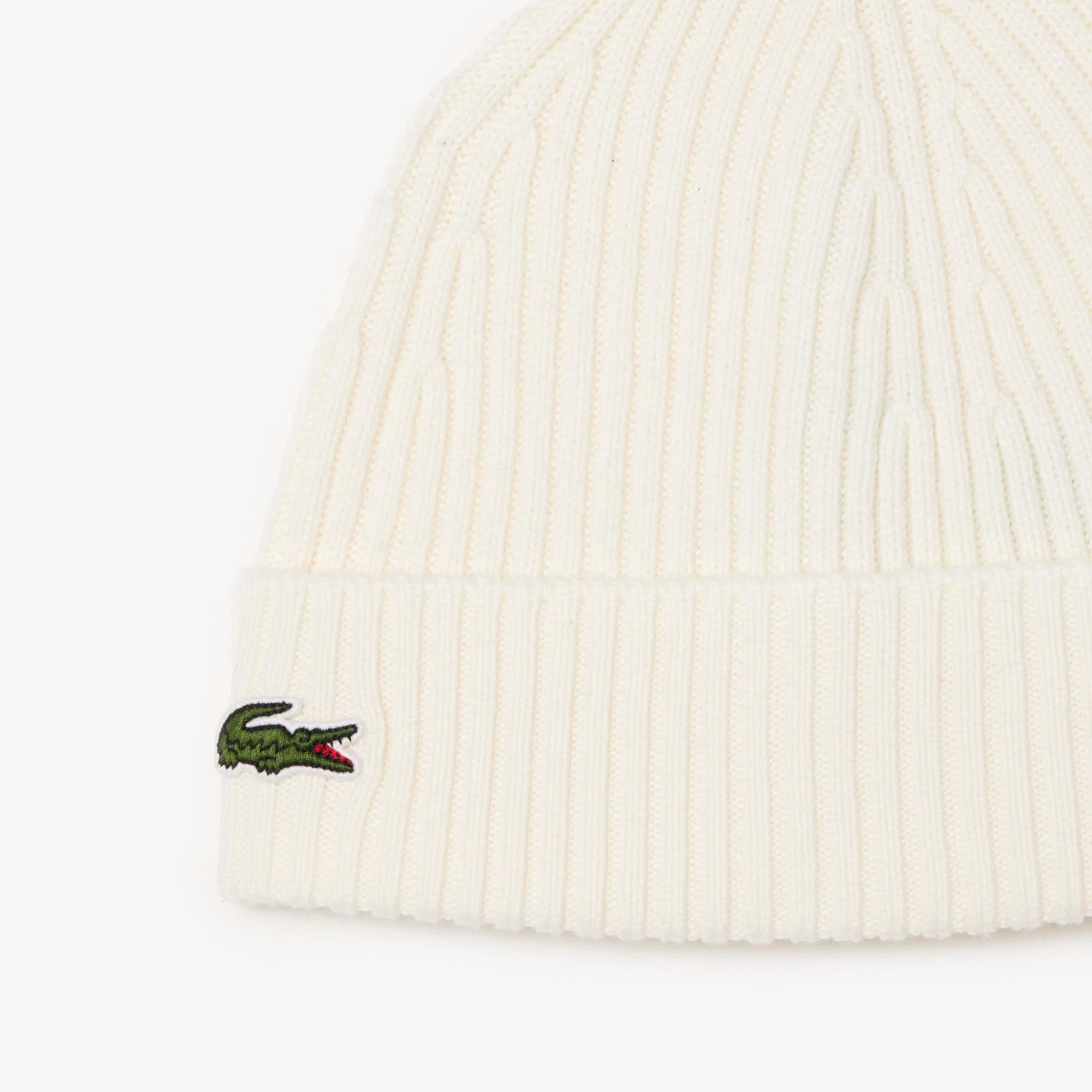 Berretto in lana a costine RB0001 70V LACOSTE 