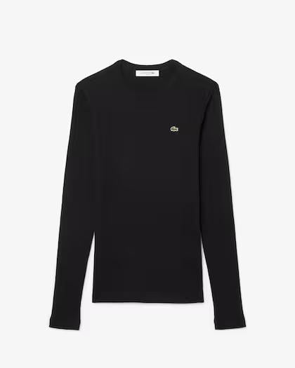 T-shirt in cotone a costine slim fit TF1692 031 LACOSTE 