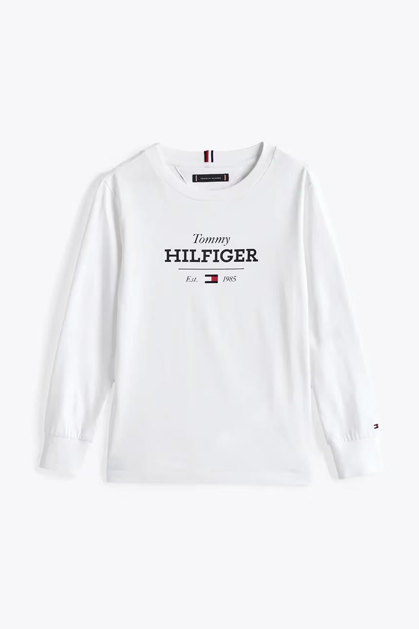 Longsleeve con logo  KB0KB09633J YBR TOMMY HILFIGER 