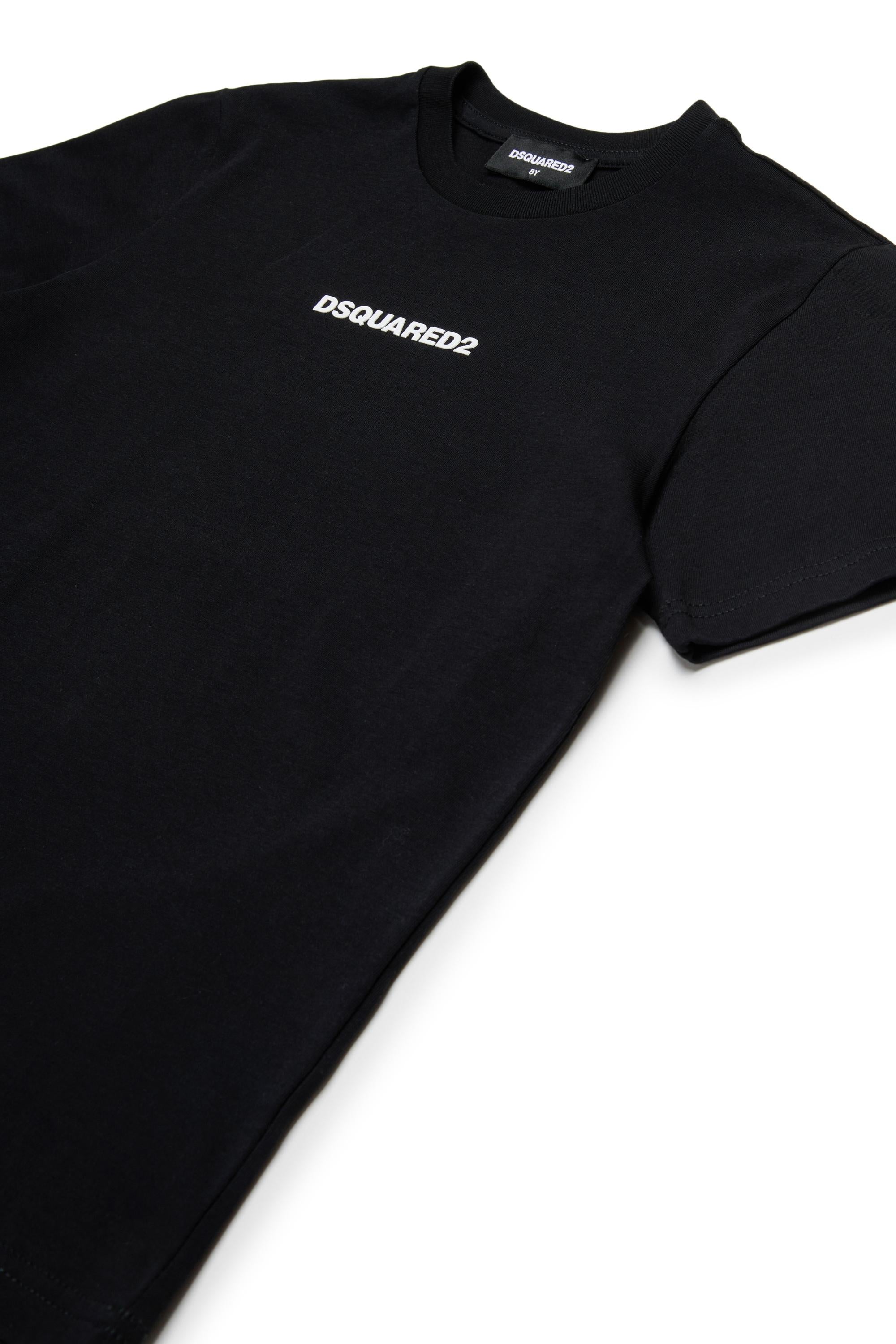 D2Kids Junior Logo T-shirt Black DQ2823D004G DQ900 DSQUARED2 