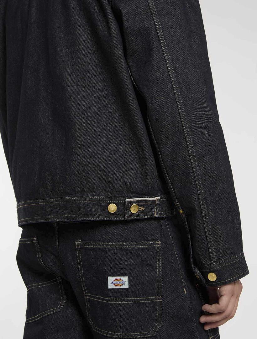 Giacca trucker in denim con pieghe DK0A87O9 RIN1 DICKIES 