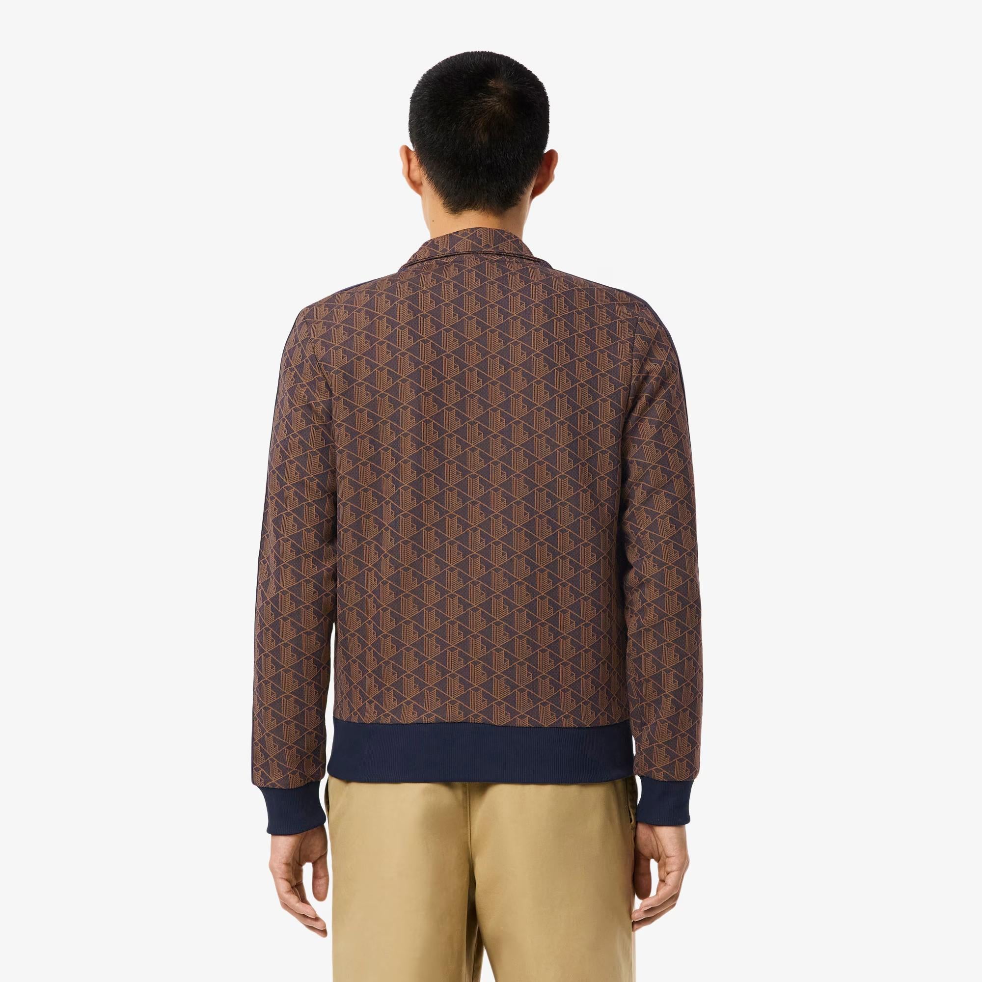 Giacca in jacquard monogrammata SH1368 9I4 LACOSTE 