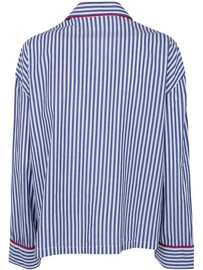 Camicia Astra con motivo a righe ASR0001 01699L MC2 SAINT BARTH 