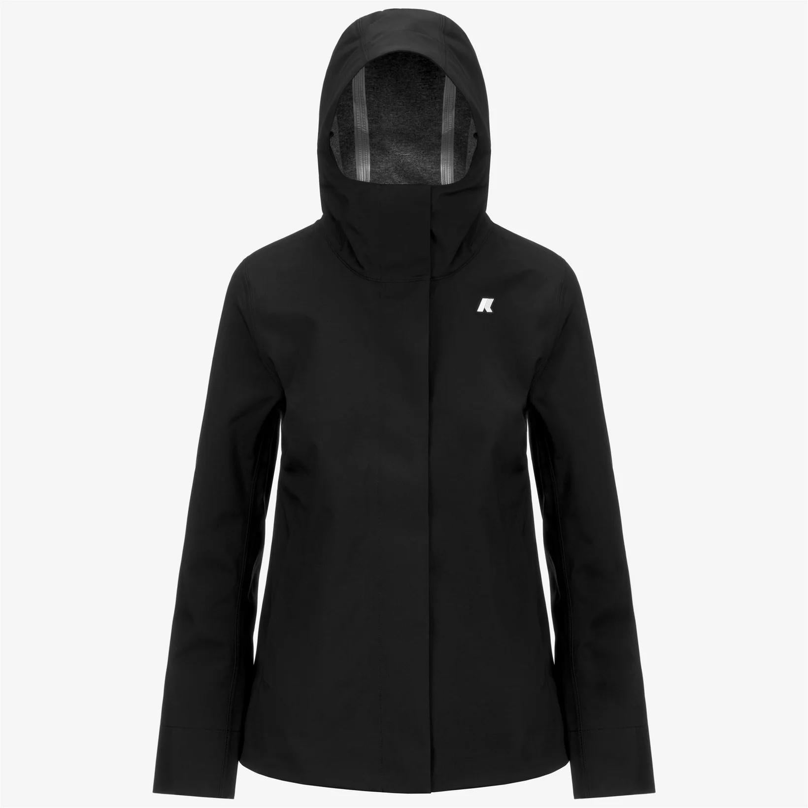 Giacca Donna Madalina Bonded Jersey nero K3137GW USY K-WAY 