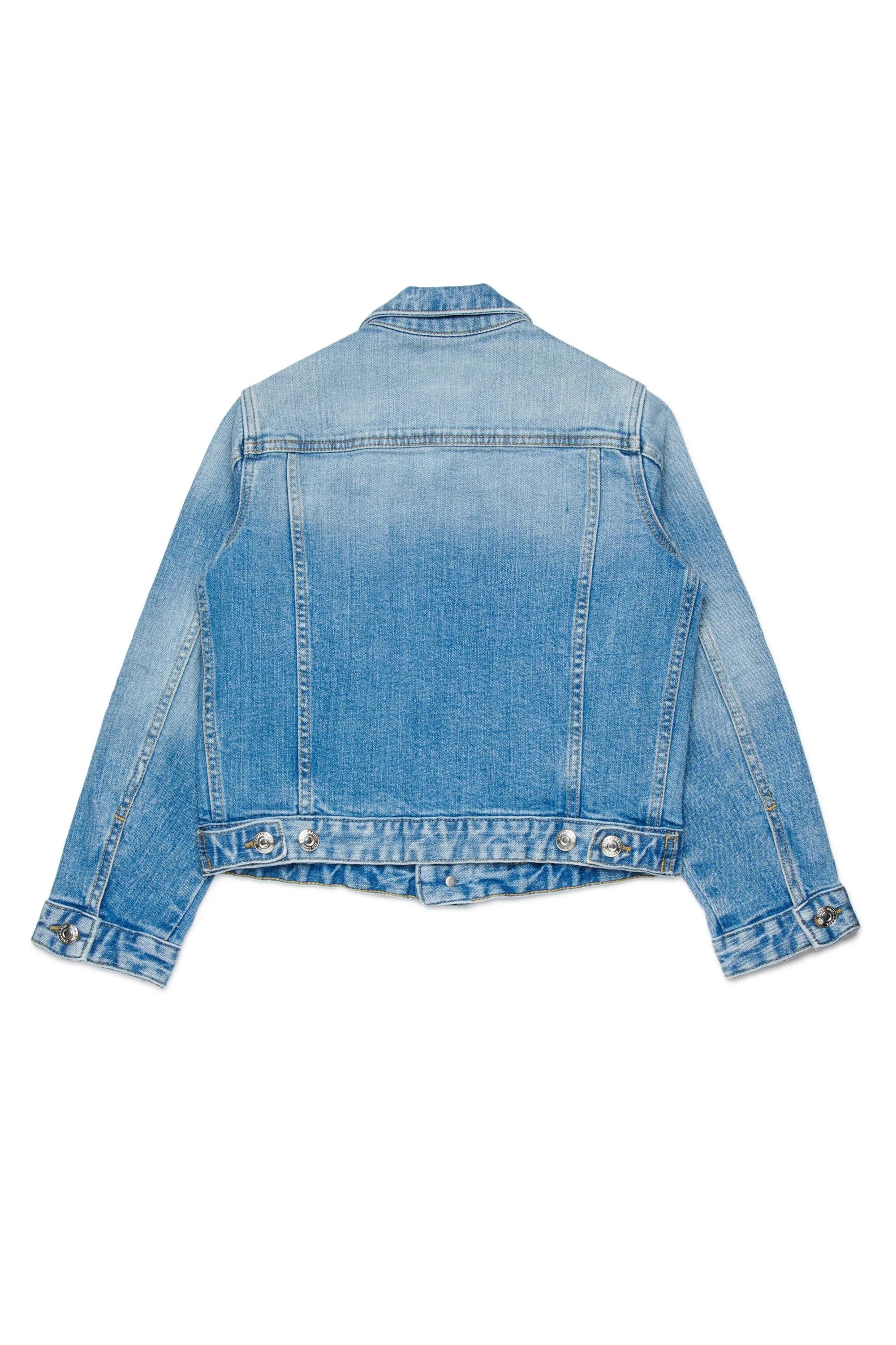 Giacca denim con logo stampato DQ3240D0AF3 DQ01 DSQUARED2 