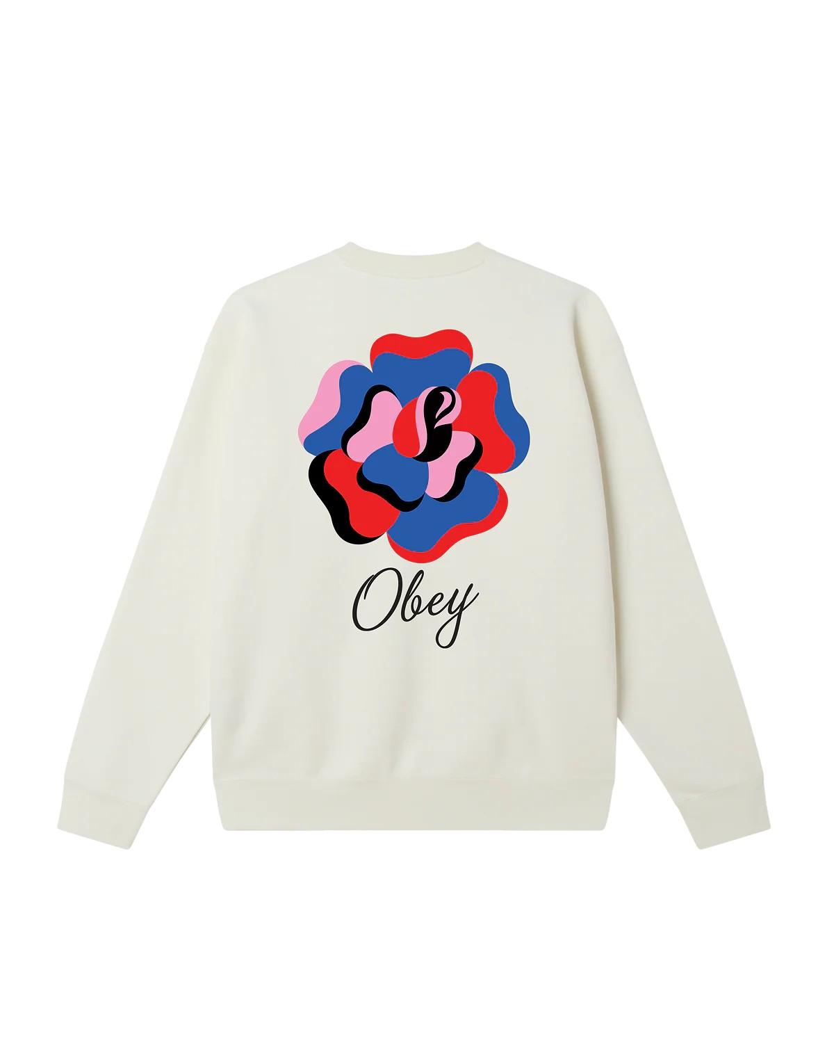 Paper rose crew 118214300 OFF OBEY 