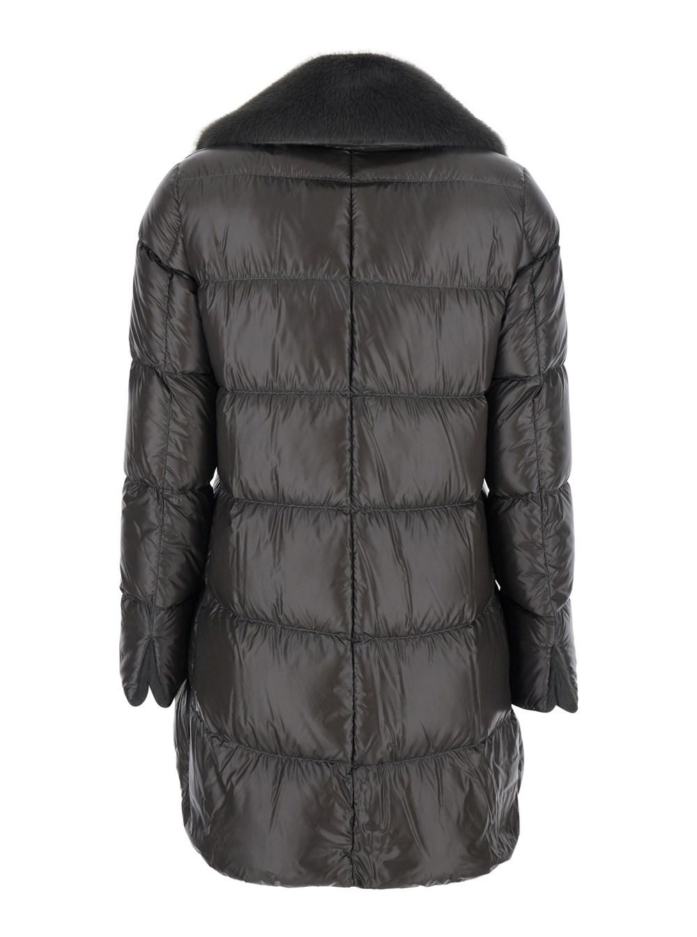 A-shape in nylon ultralight e lady alternative fur PI002140D12017Z 9480 HERNO 