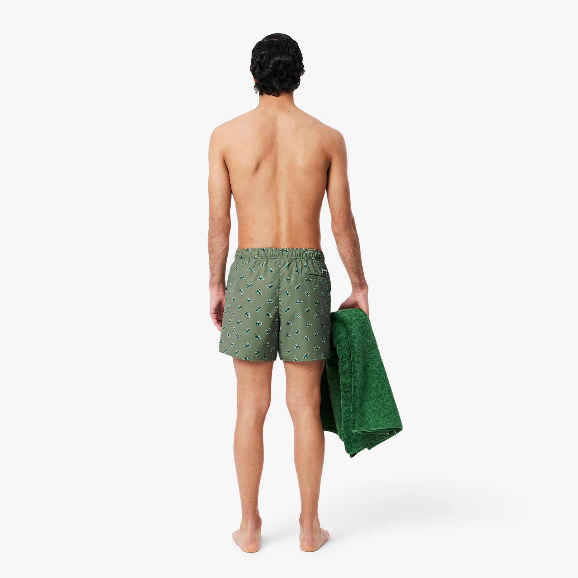 Costume da bagno con logo stampato MH7188 IC3 LACOSTE 