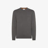 Crew neck sweater in wool and cashmere