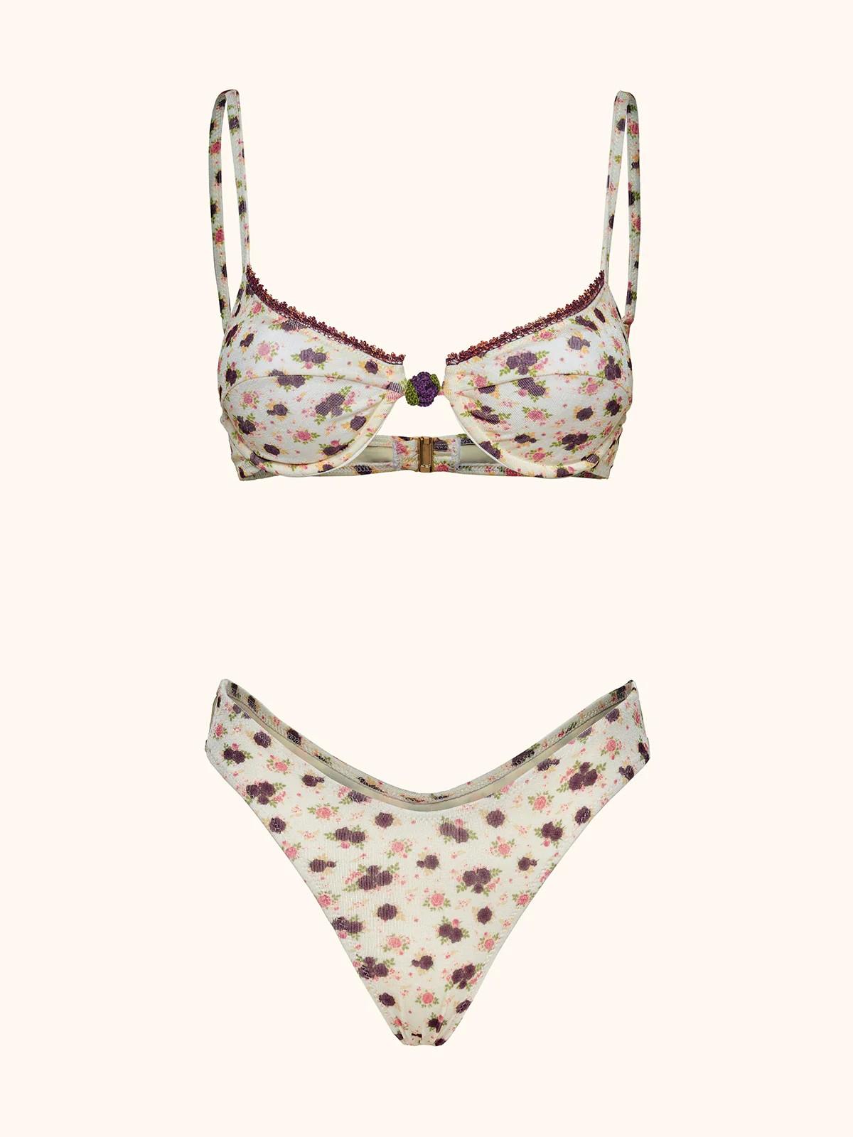 Bikini reggiseno ferretto con slip fisso MF26SW0202X 01 ME FUI 