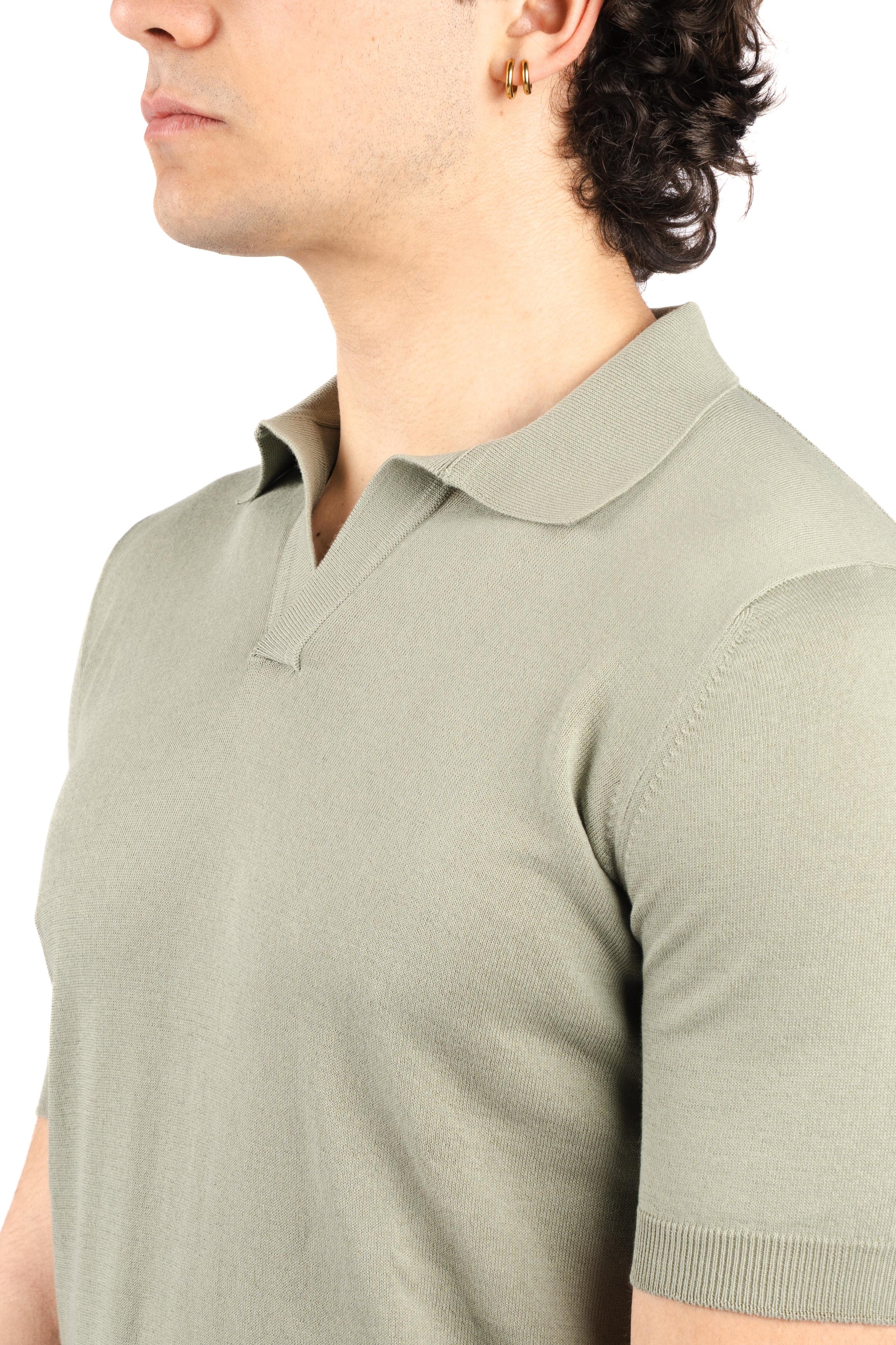 Polo con scollo a v 57132/20689 479 GRAN SASSO 
