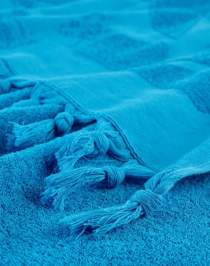 Telo in doppio strato Fouta e spugna con stampa SK23 Bilberry AM367ATC1023 A7423 SUNDEK 
