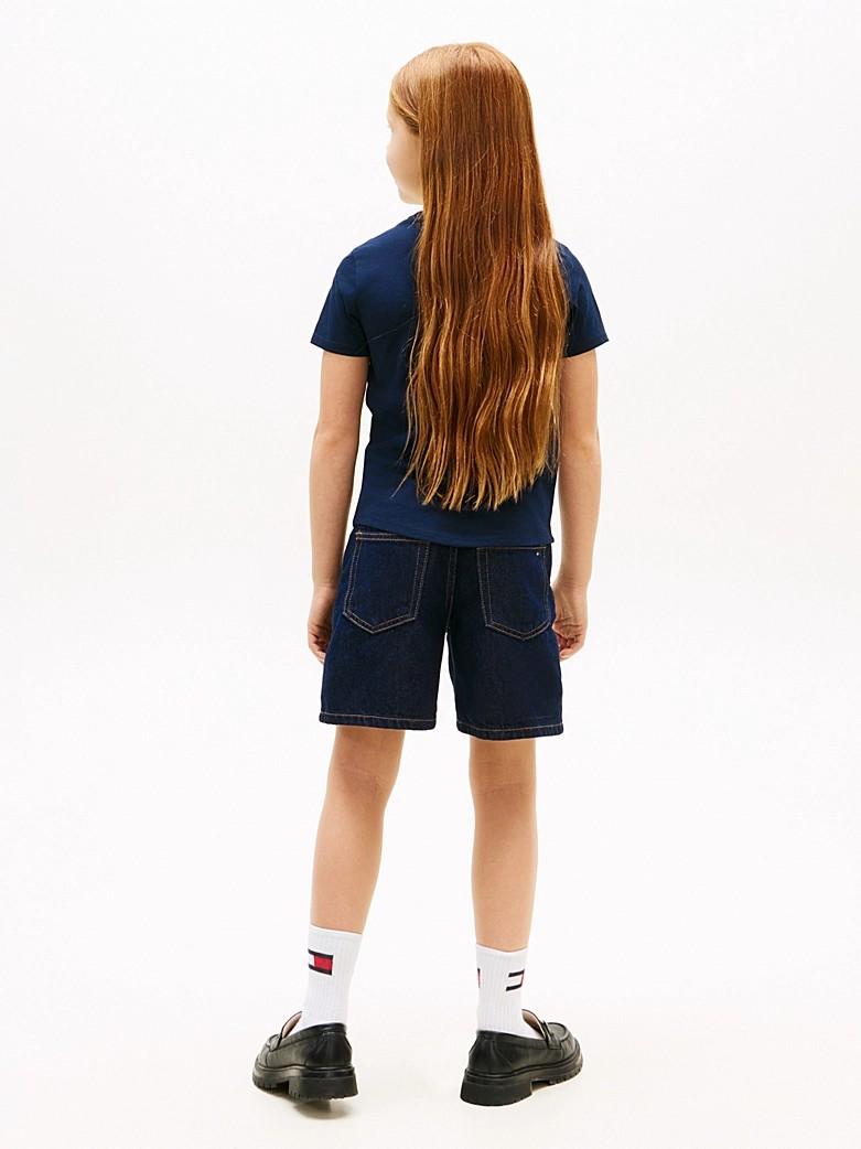 T-shirt slim fit in jersey vintage con logo KG0KG09123T C1G TOMMY HILFIGER 