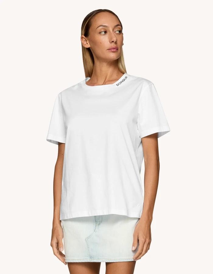 T-shirt girocollo regular DS040JF0271DLC5 000 DONDUP 