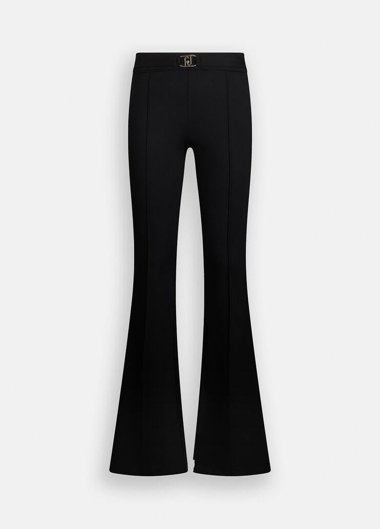 Pantaloni flare con cintura MF5143J9189 22222 LIU JO WHITE2 