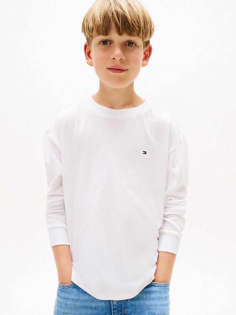 T-shirt Essential in jersey a maniche lunghe THKB0KB09846T YBR TOMMY HILFIGER 