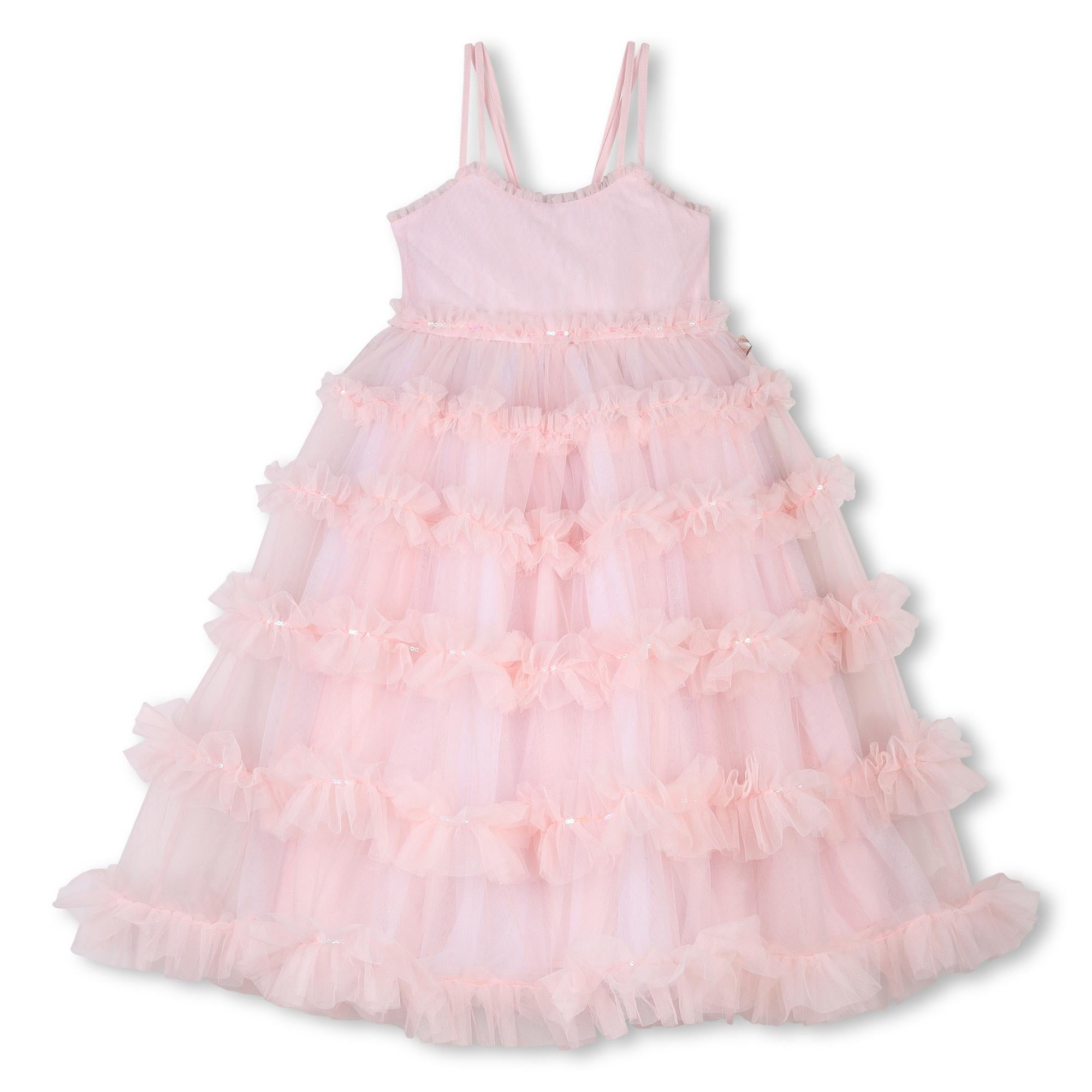 Abito in tulle U20976 45X BILLIEBLUSH 