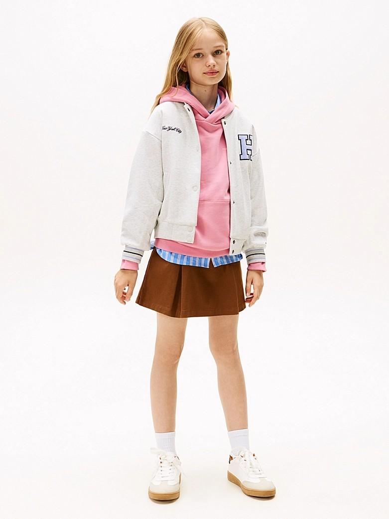 Bomber Varsity oversize con logo sul retro KG0KG08784T P09 TOMMY HILFIGER 