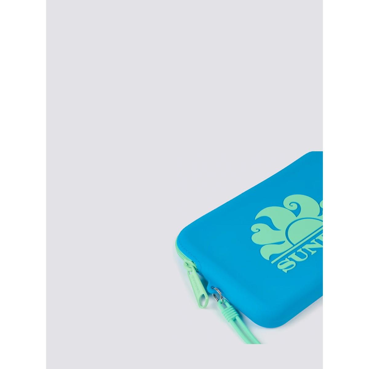 Mini borsas in gomma con logo AW748ABSL100 A7401 SUNDEK 