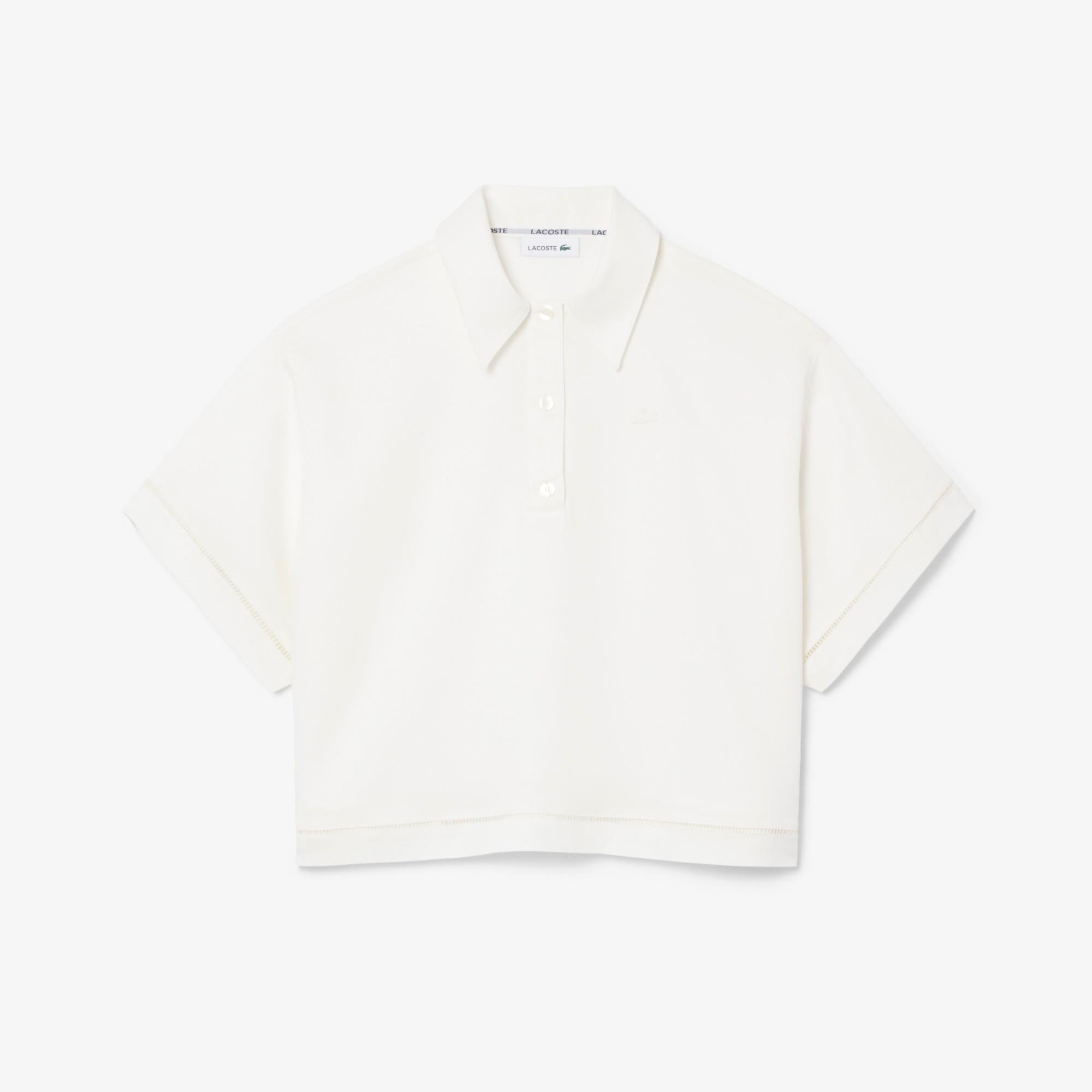 Polo oversize in twill fluido CF0061 70V LACOSTE 