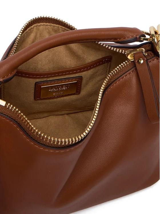 Borsa Blaike mini in cuoio nappa 431P10531 001 LAUREN ACCESSORIES 