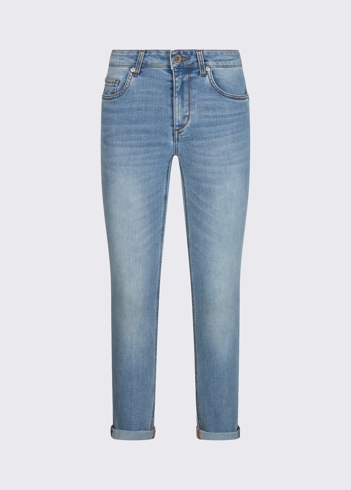 Jeans skinny con risvolto UA6006D0318 79032 LIU JO BLUE DENIM 