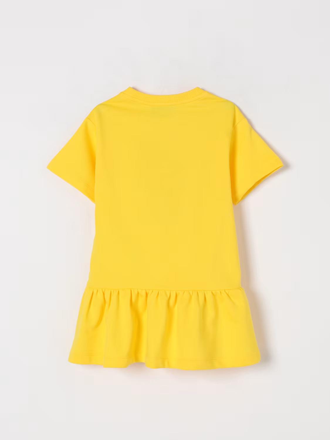 Abito Teddy Bear con ruches HDV0GBLCA19 50577 MOSCHINO KID 