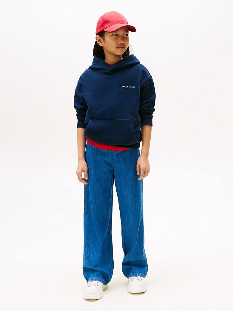 Felpa con cappuccio e nastro iconico KS0KS00595T C1G TOMMY HILFIGER 
