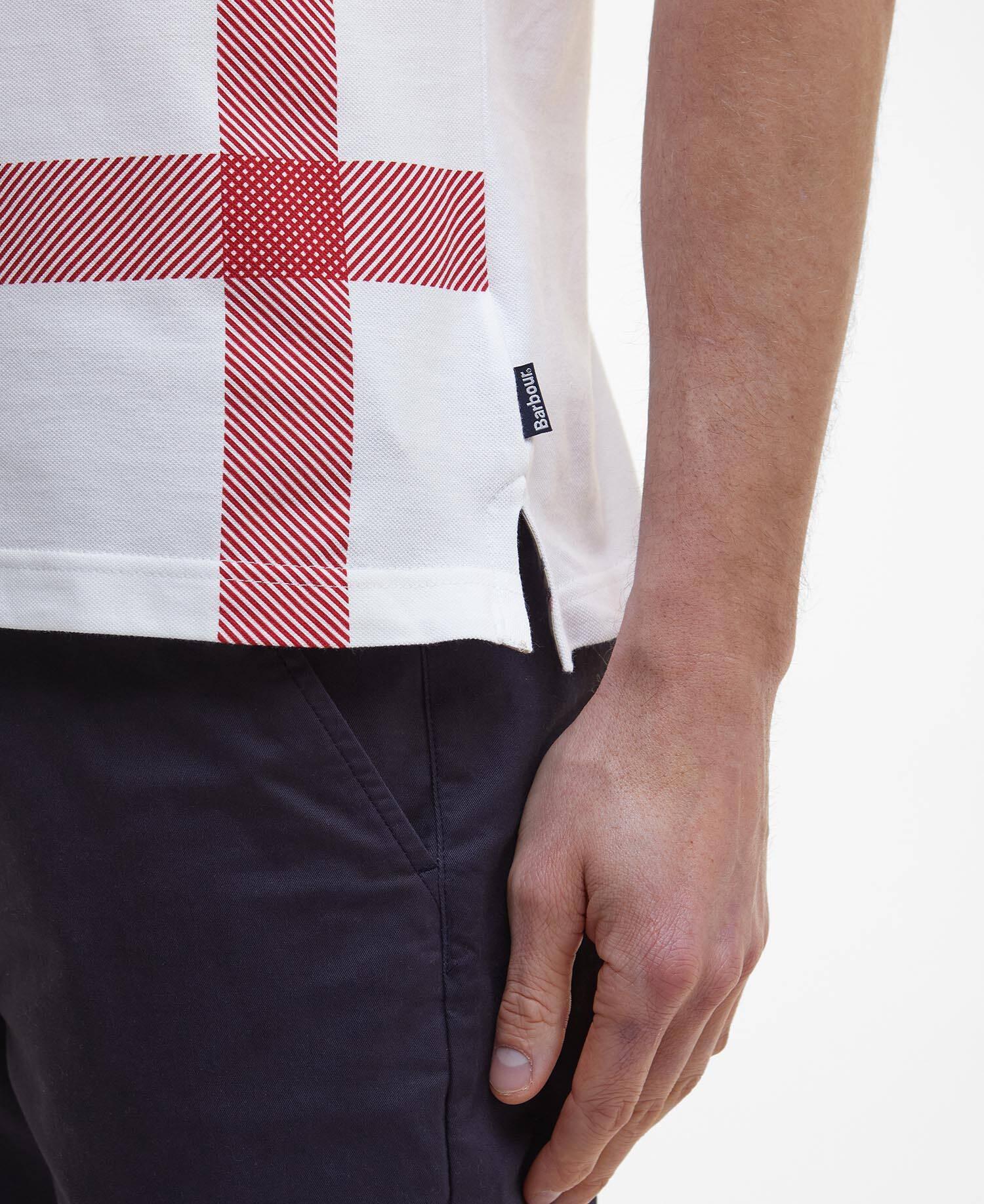 Polo Blaine Oversized Tartan MML1117 WH11 BARBOUR 