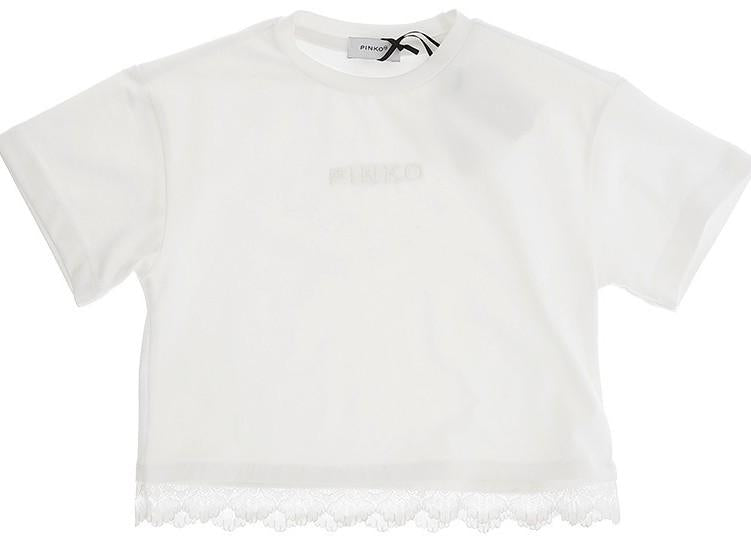 T-shirt crop Pinko kids KFTS052CJE017 0065A PINKO 