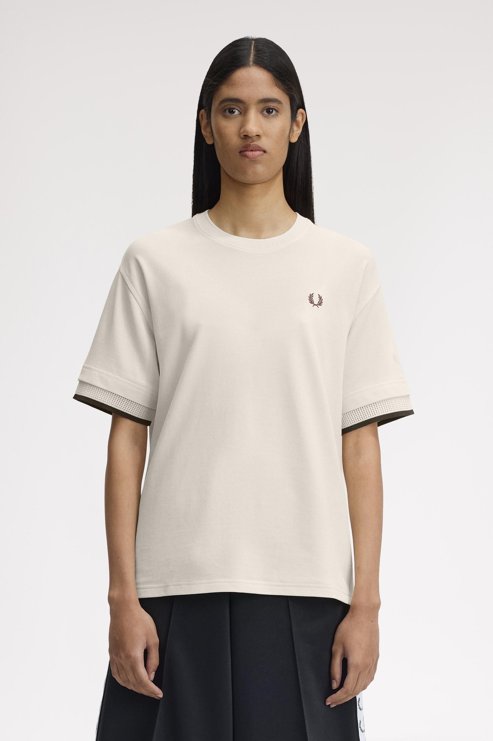T-shirt con logo G216757 560 FRED PERRY 