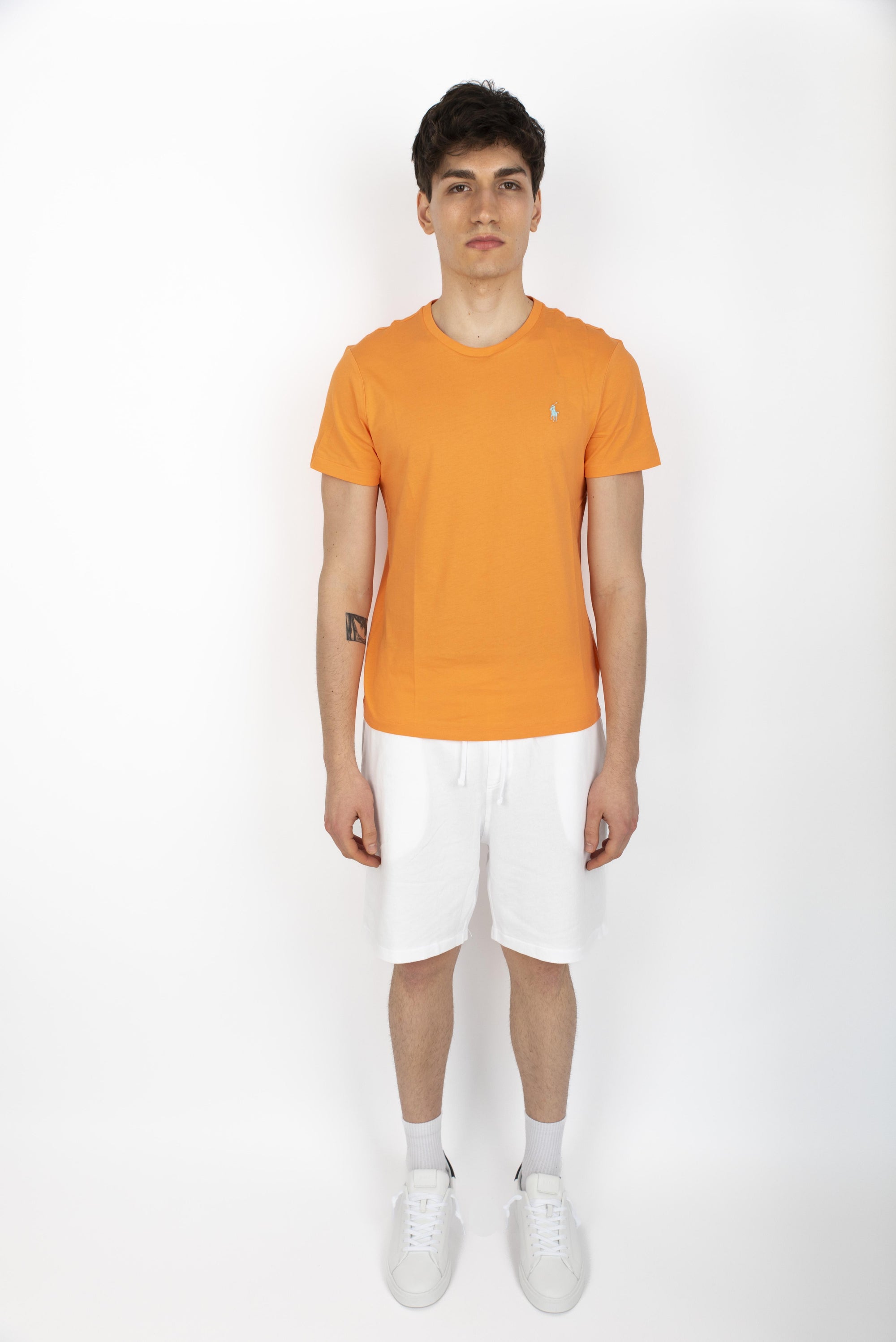 Maglietta in jersey Custom Slim-Fit classic peach 710671438 406 POLO RALPH LAUREN 