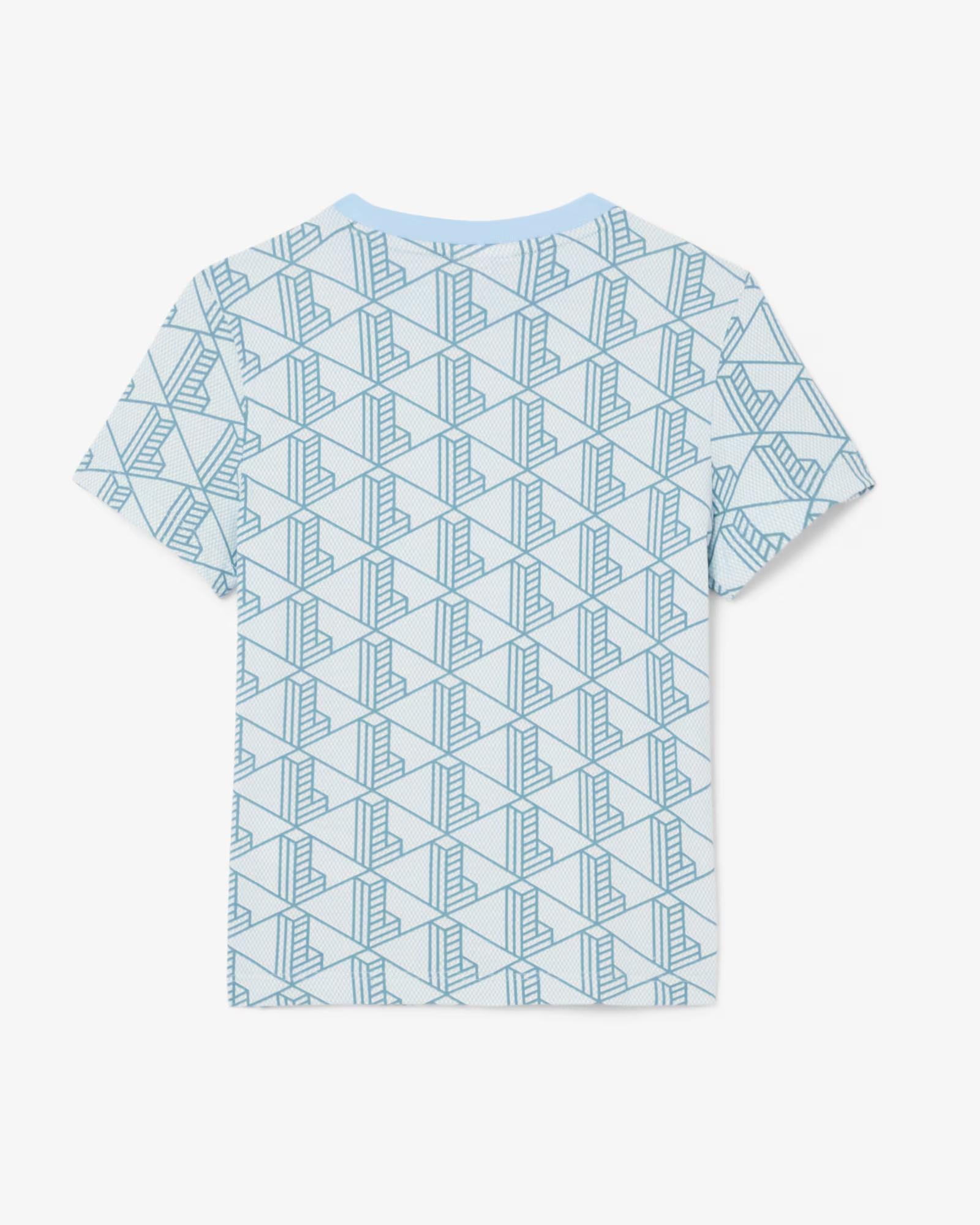 T-shirt con stampa monogramma TJ8411 HI0A LACOSTE 