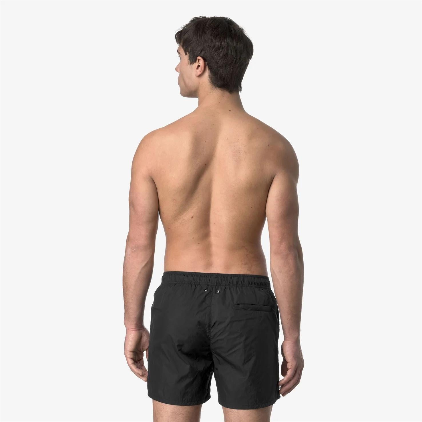 Costume da bagno da uomo ripiegabile nero con slip in rete K31357W USY K-WAY 