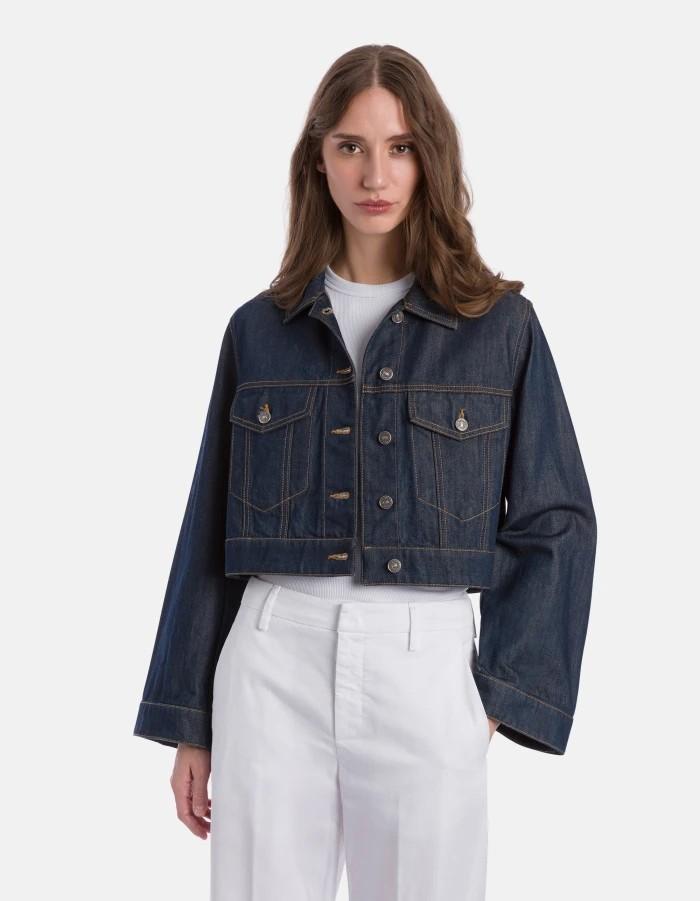 Giubbino in denim DJ753DS0107DMB2 800 DONDUP 