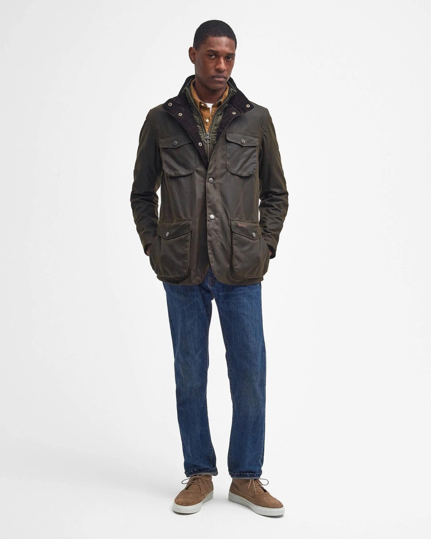 Giacca in cotone cerato Ogston MWX0700 OL51 BARBOUR 
