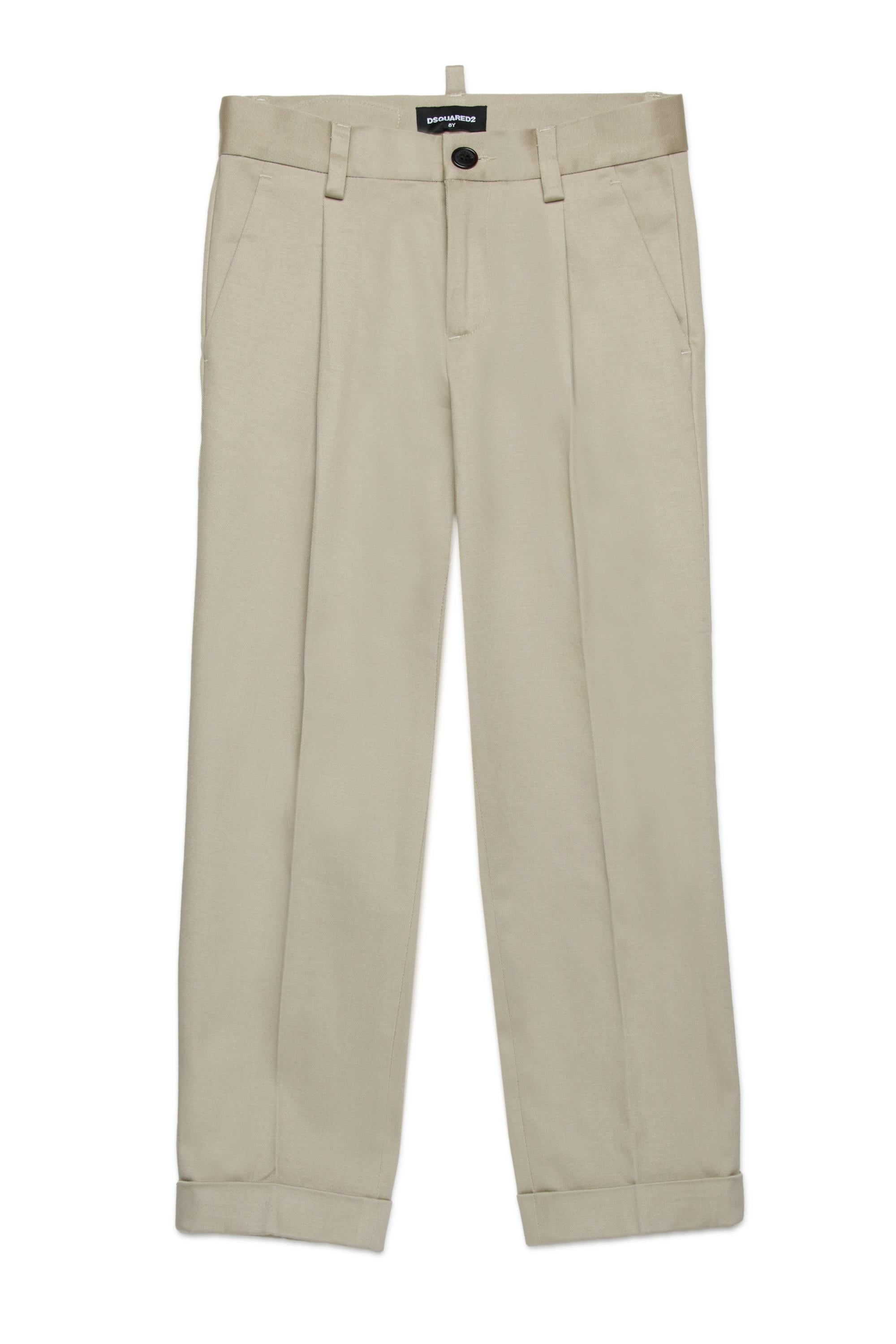 D2Kids Junior Tailored Pants Beige DQ2767D00XC DQ717 DSQUARED2 