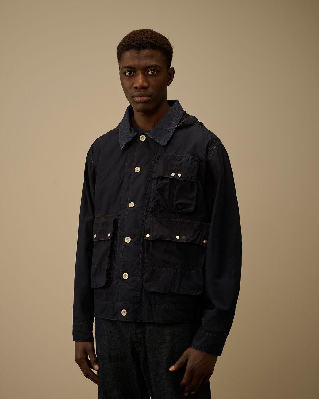 50 Fili Indigo Goggle Jacket 20CMOW164A 883 C.P. COMPANY 