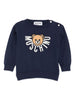 Baby sweater with Teddy Bear print and logo