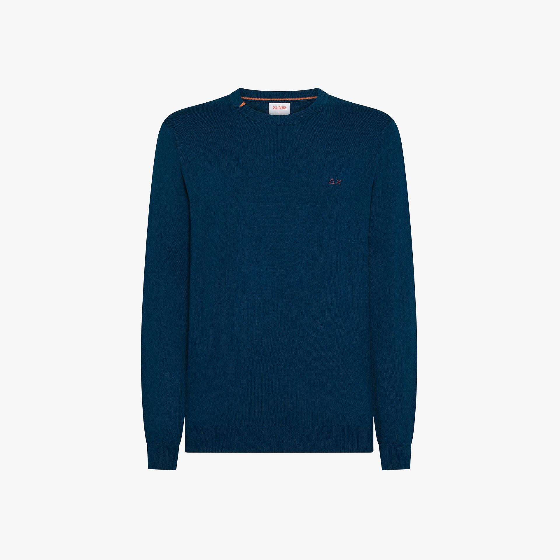 Maglia girocollo in misto lana K45101 78 SUN68 