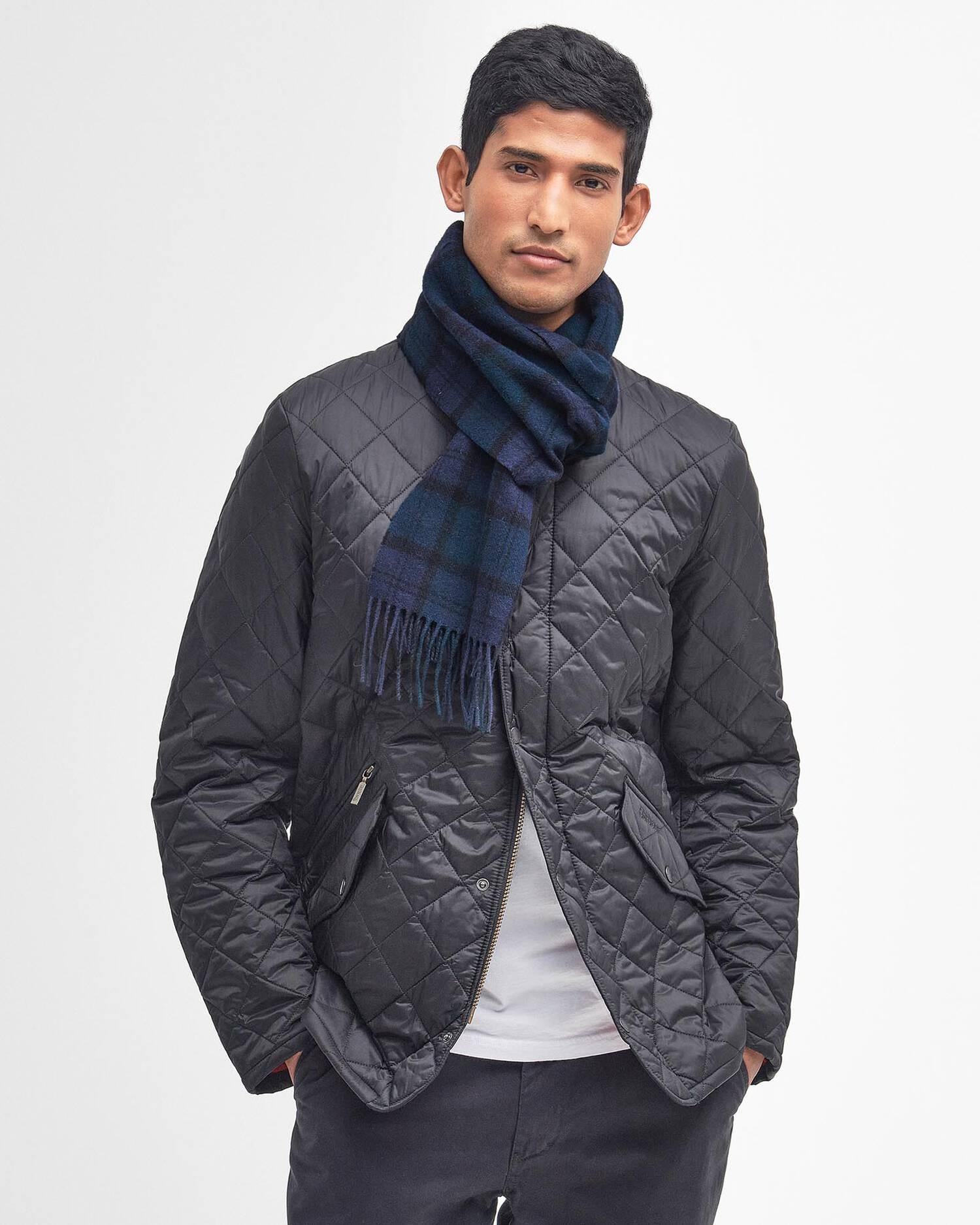 Sciarpa in lana d'agnello Tartan USC0001 NY91 BARBOUR 