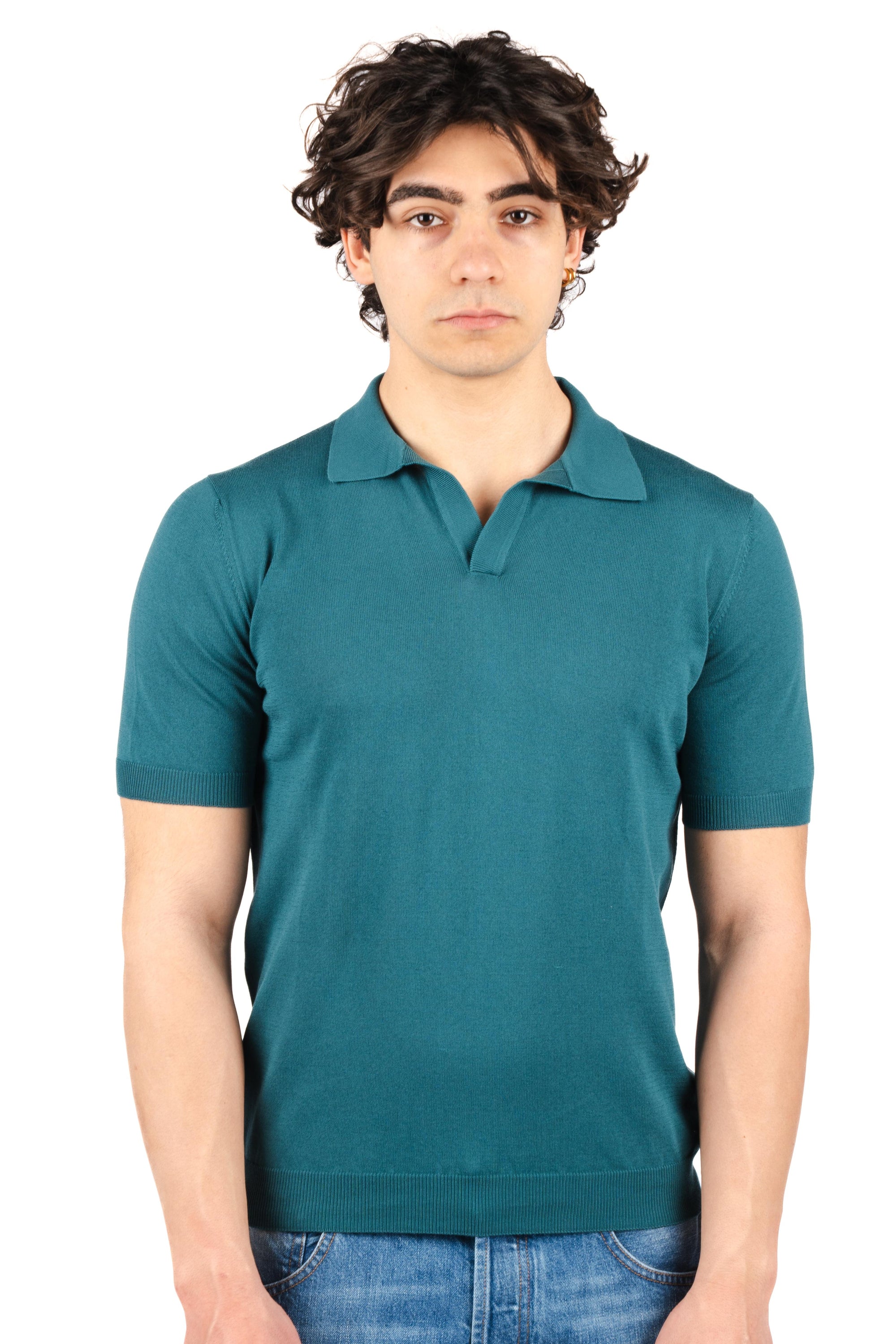 Polo con scollo a v 57132/20689 680 GRAN SASSO 