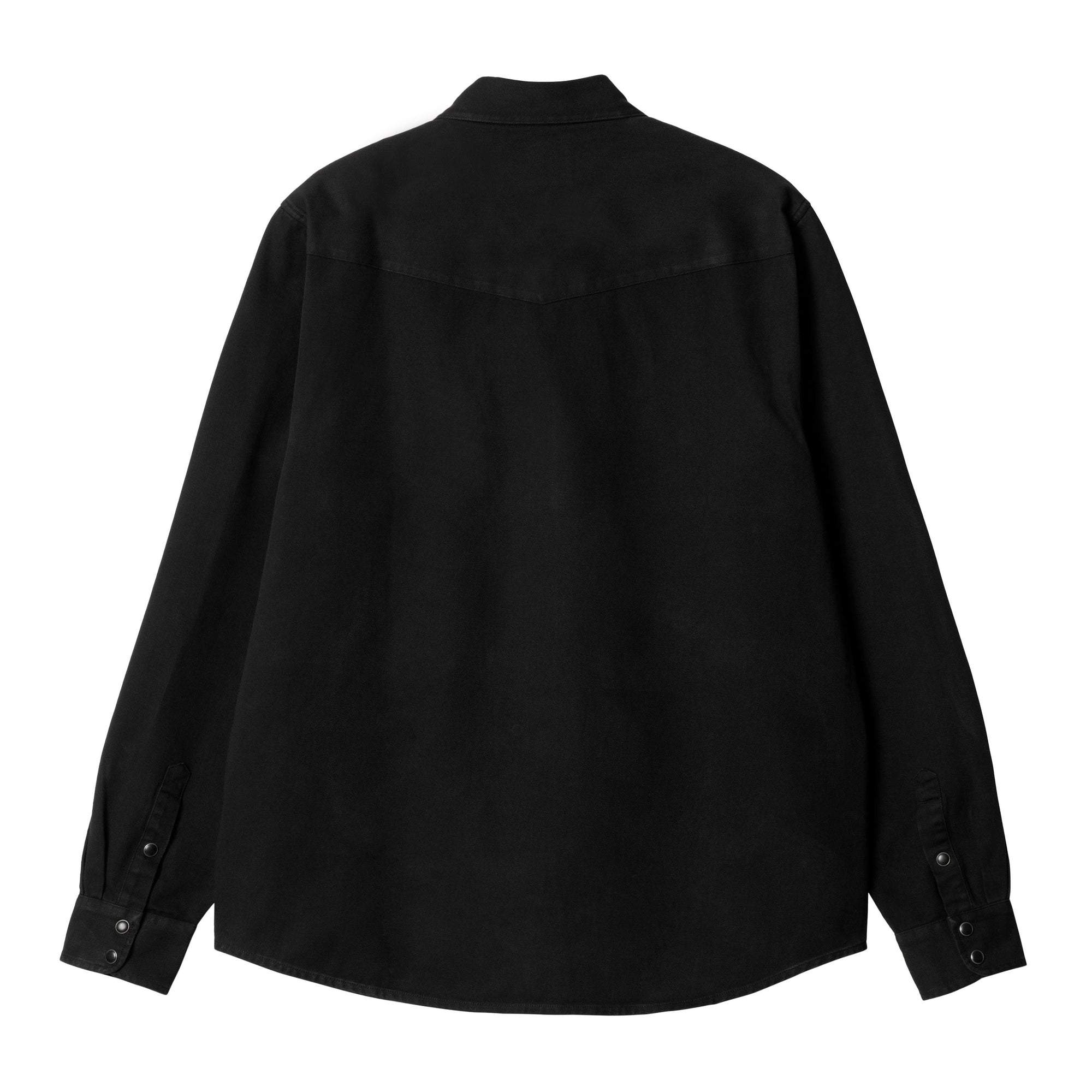 L/S Santa Fe Shirt nera I034384 89GD CARHARTT WIP 