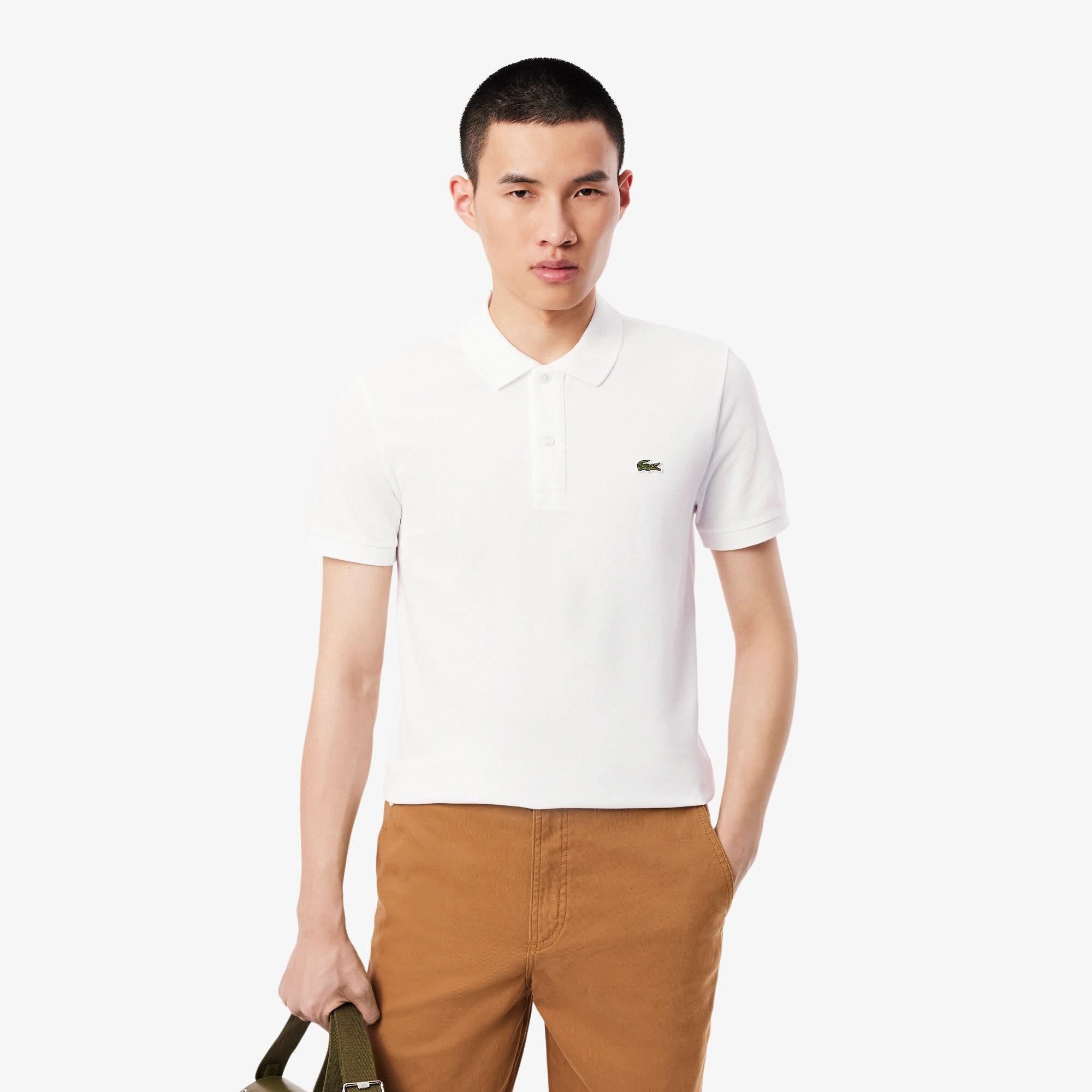 Polo piquè slim fit PH4012 001 LACOSTE 
