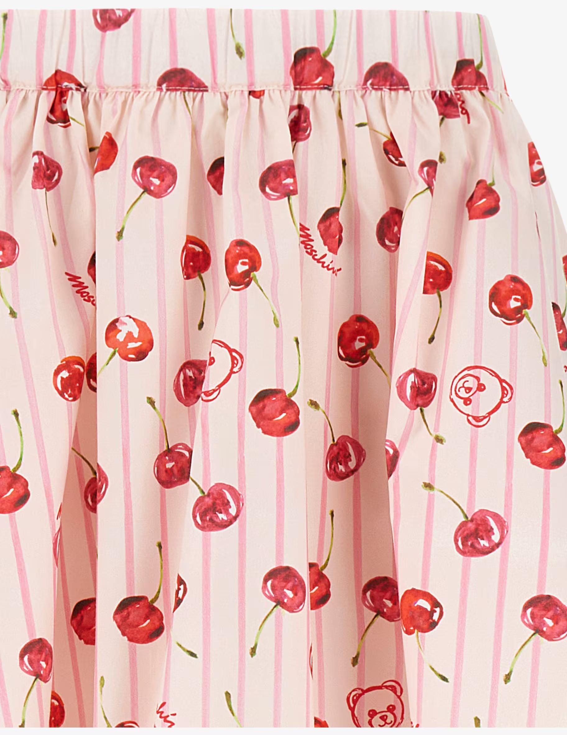 Gonna corta con ciliegie HDJ045LLB67 83658 MOSCHINO KID 