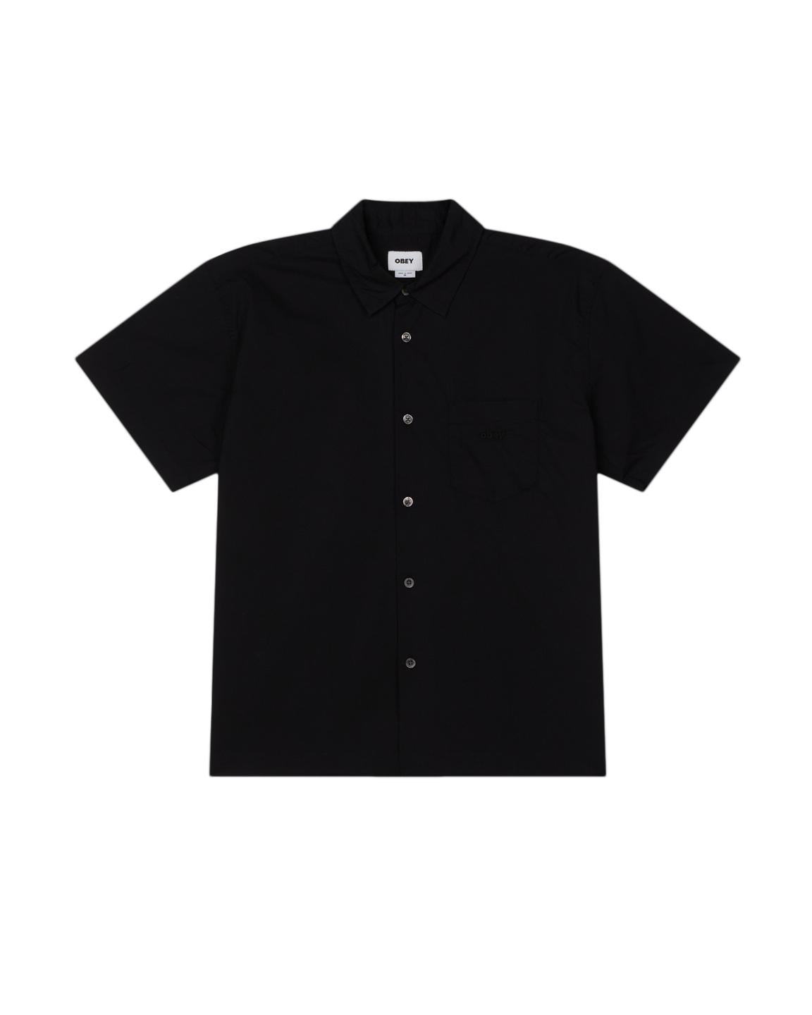 Camicia a maniche corte 181210435 BLK OBEY 