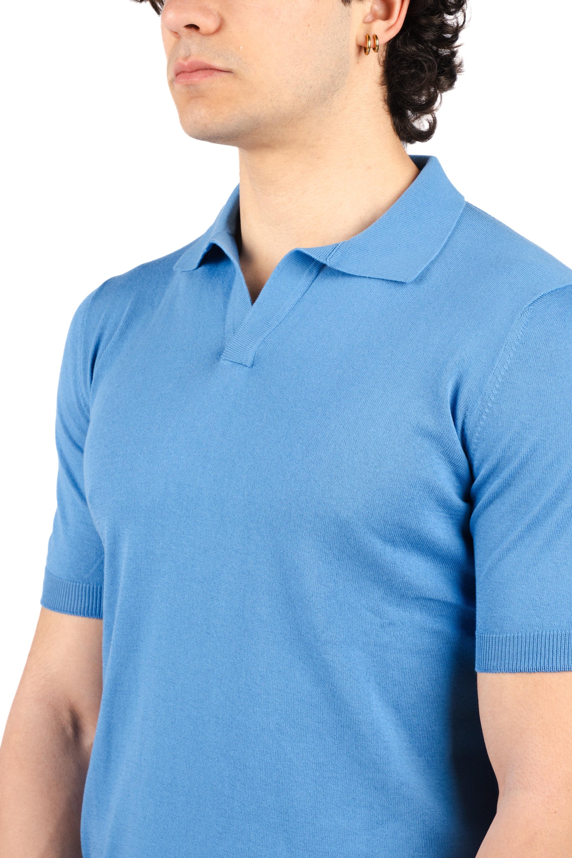 Polo con scollo a v 57132/20689 550 GRAN SASSO 