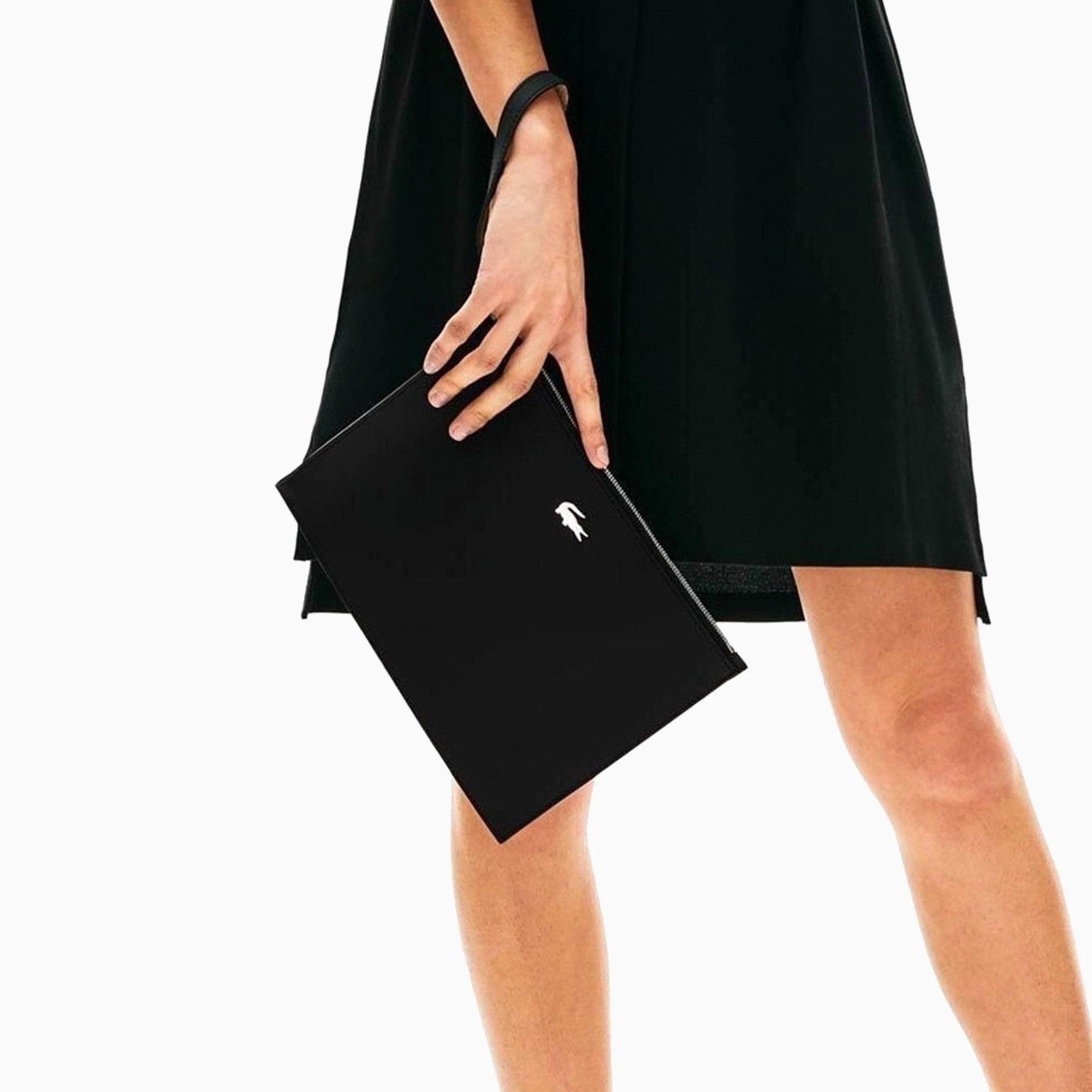 Pochette in canvas pique' NF2791 A91 LACOSTE ACCESSORI 