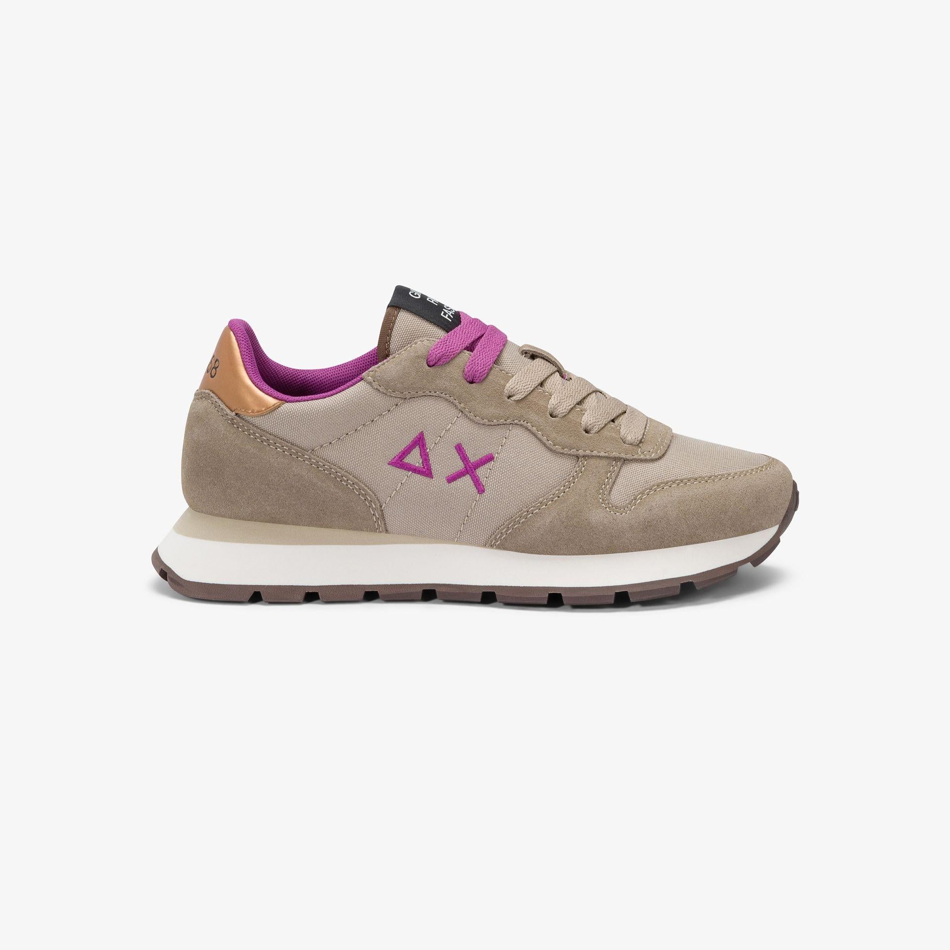 Sneaker Ally Solid in nylon e suede Z45201 77 SUN68 SHOES 